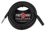 Pig Hog Solutions Quarter Inch Headphone Extension Cable 25ft Front View